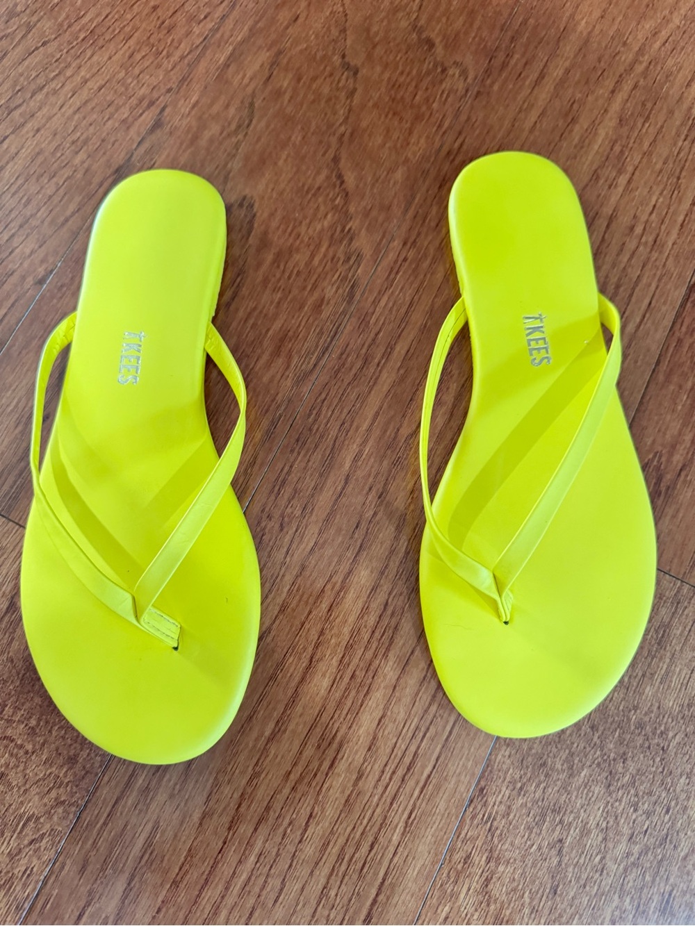 Tkees Yellow Flip Flops Size 7
